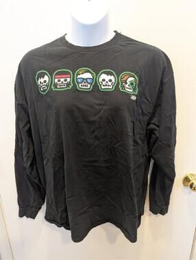 AEW Best Friends Long Sleeve Shirt XXL Black Orange Cassidy Tee